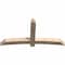 Ekena Millwork Bellingham Rough Sawn Timber Gable Bracket, Douglas Fir, 84"W x 42"H x 6"D x 6"F, 12/12 Pitch GBW084X42X0606BEL00RDF - alternate 2